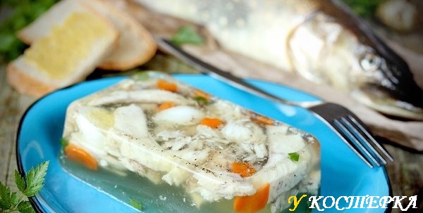 Как приготовить заливное из щуки с желатином и без него